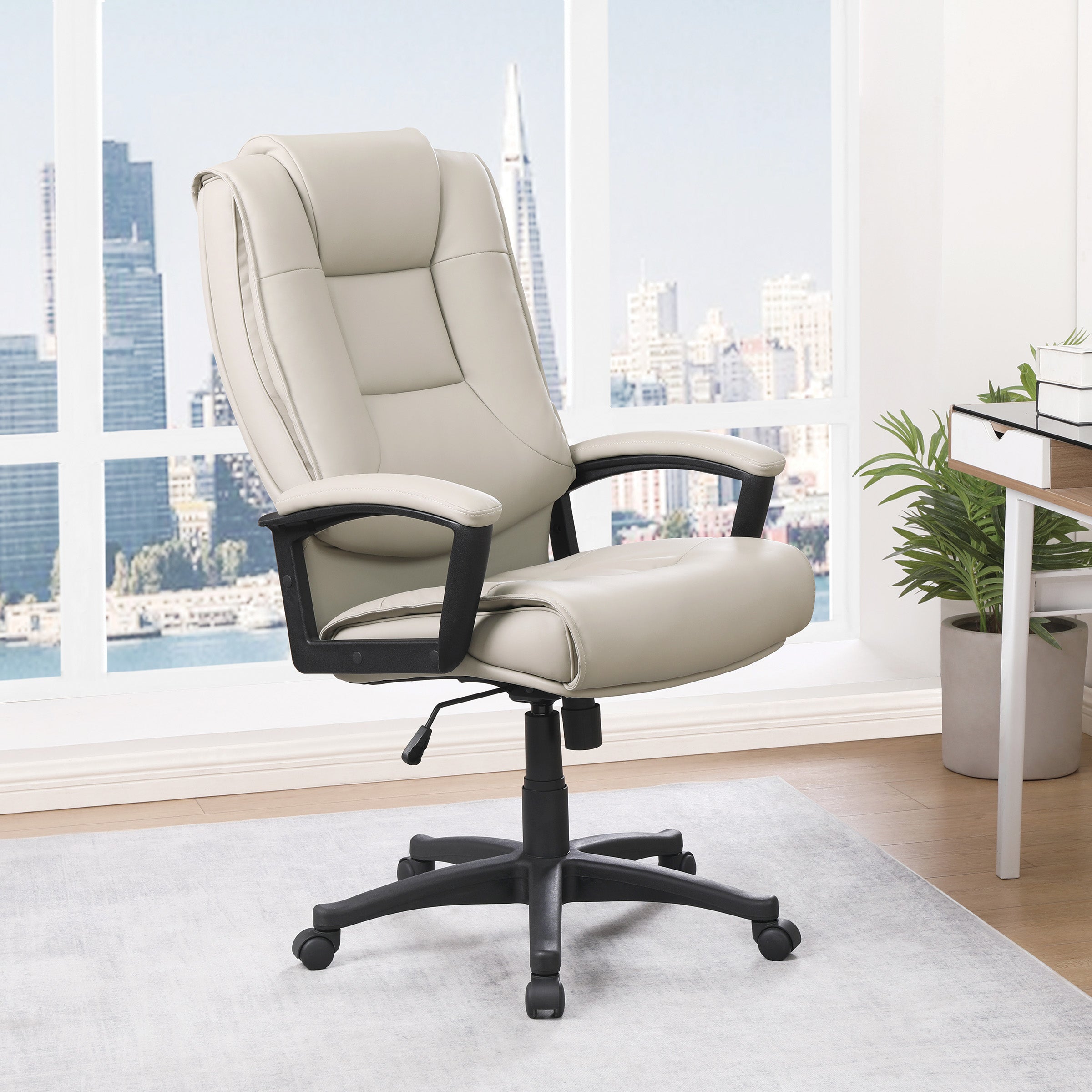 High Back Bonded Lthr Chair